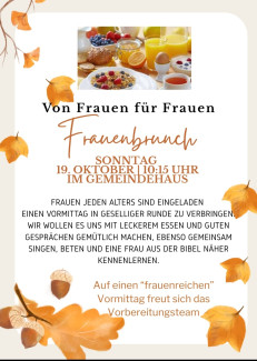 Einladung Frauenbrunch 2025